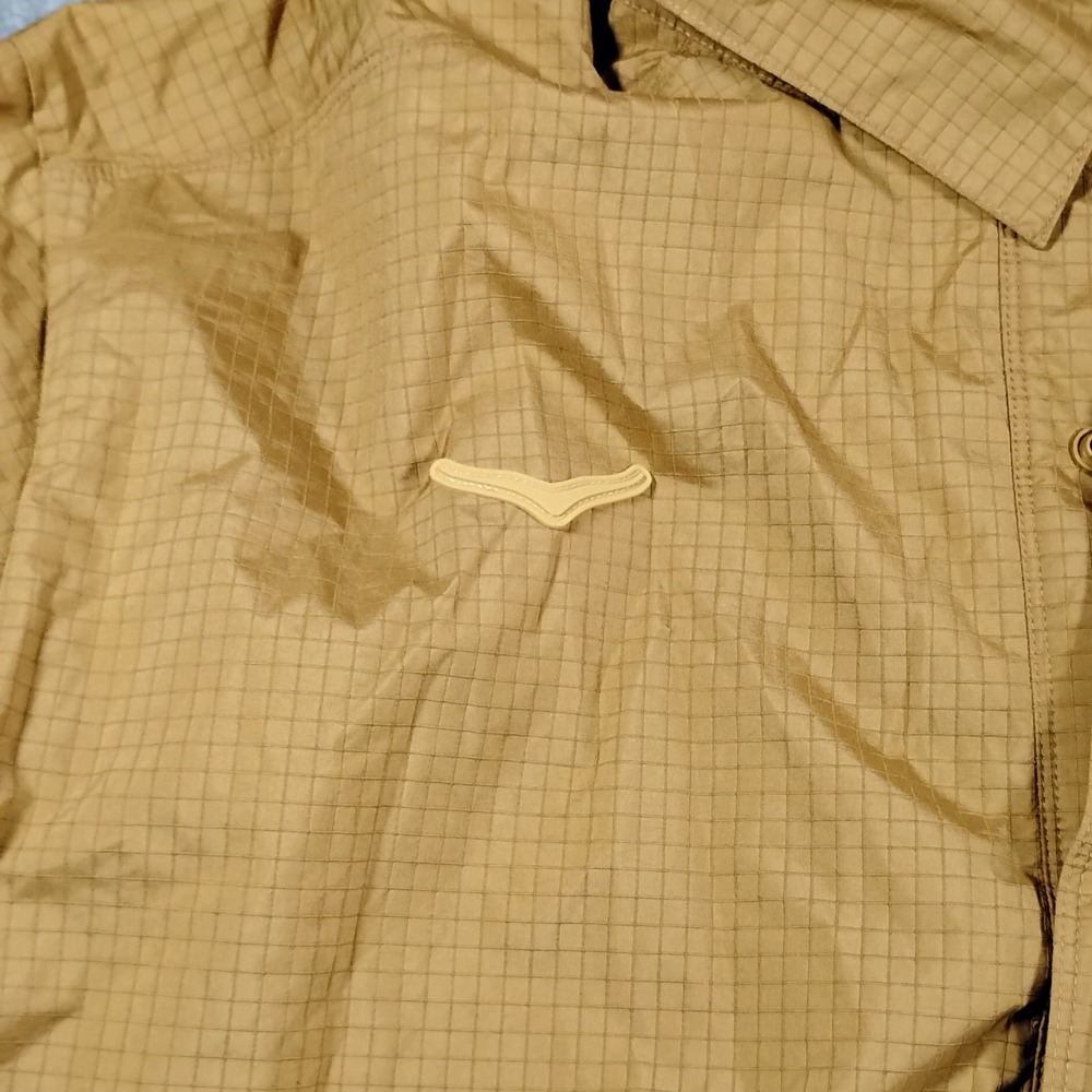 Hoka One One Outtrail SoulFocus Mens XL Fleece Lined Ripstop Jacket Tan Pink - Picture 4 of 12